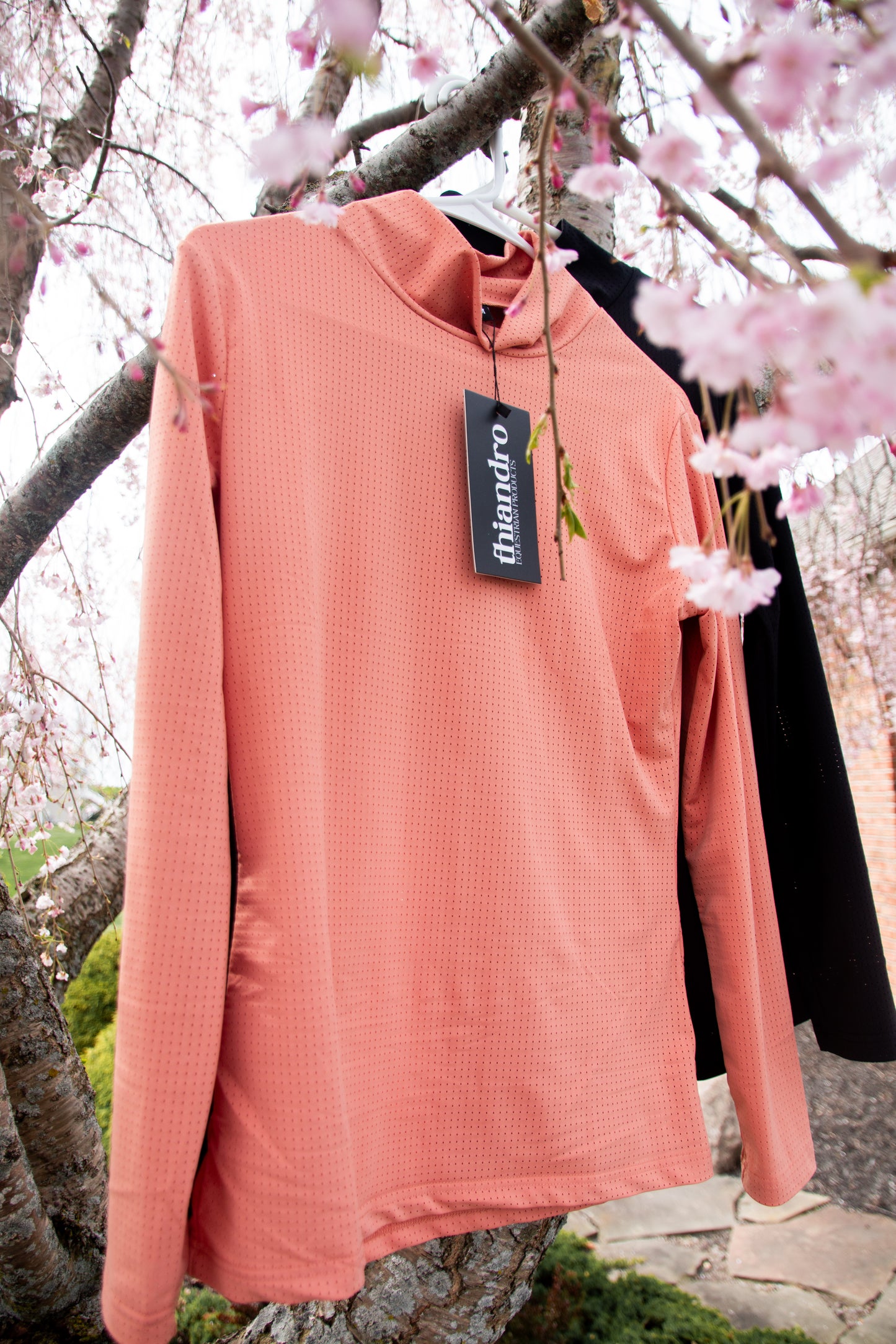Airflow Mock Neck | Dusty Coral