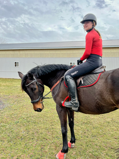 Black Essential Riding Tights
