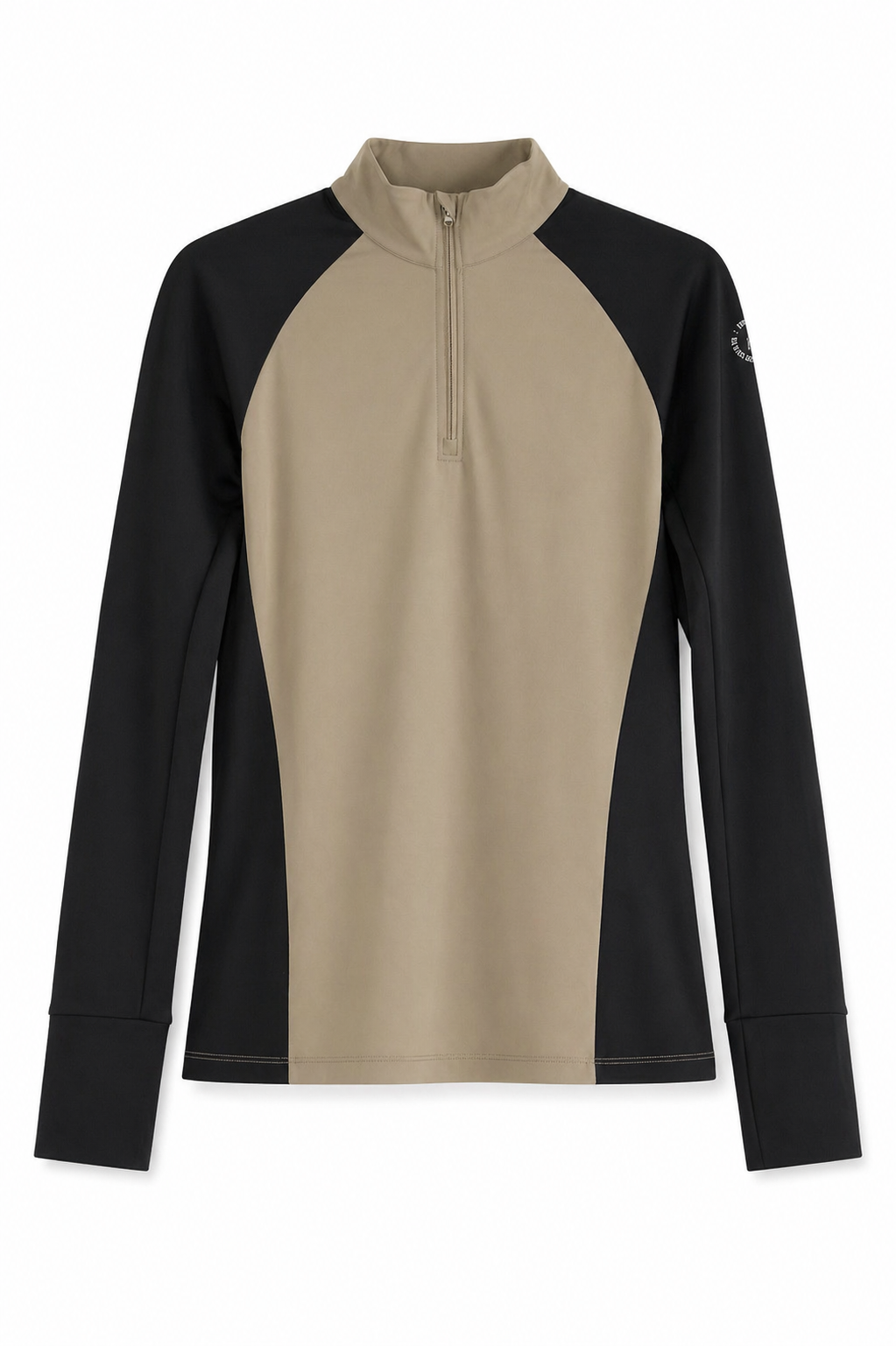 Two-Tone Essential Base Layer | Cafe Au Lait