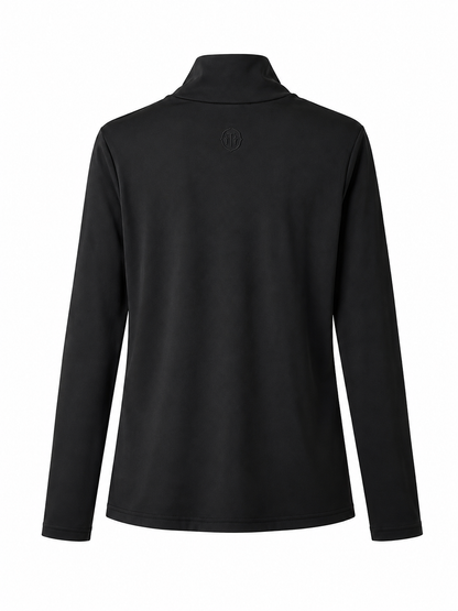 Butter Knit Mock Neck | Black