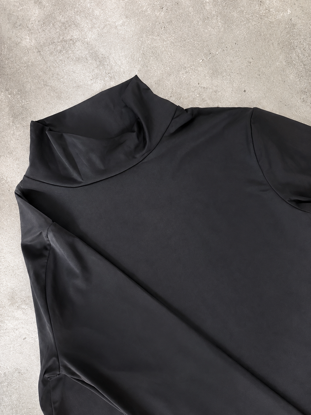 Butter Knit Mock Neck | Black