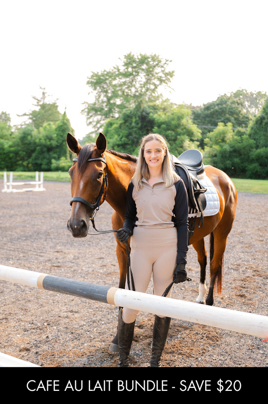 The Café au Lait Bundle | Riding Leggings + Base Layer Set