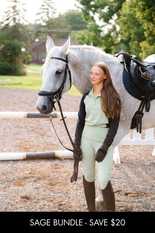 The Sage Bundle | Riding Leggings + Base Layer Set