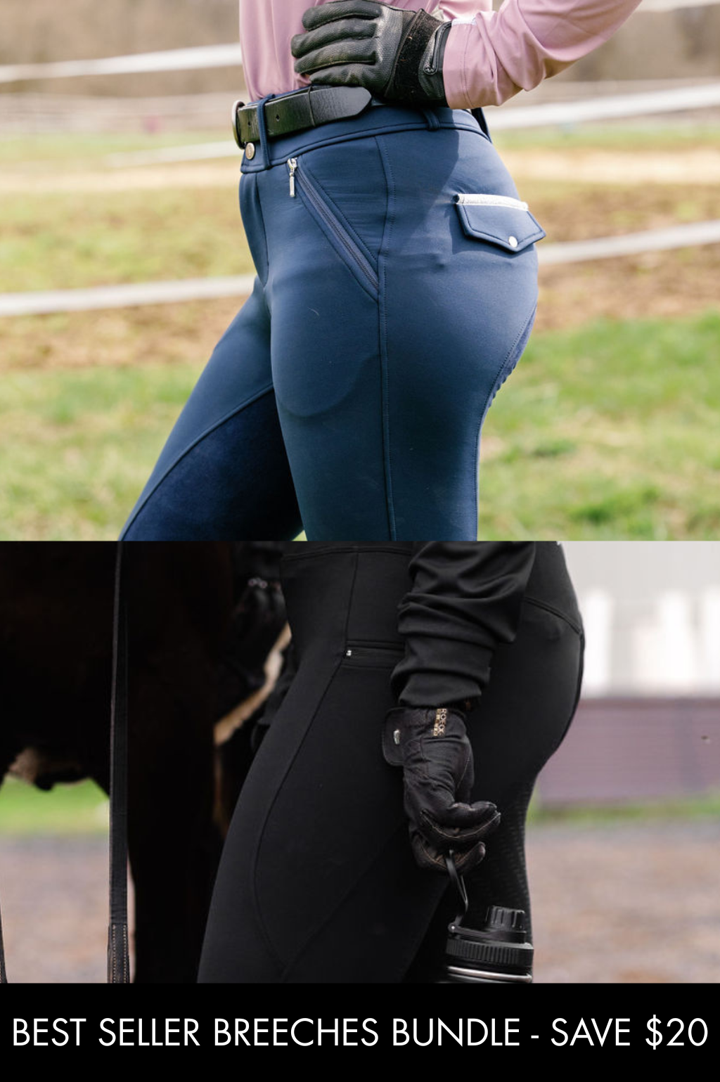 Best Seller Bundle | Black Riding Leggings + Navy Breeches