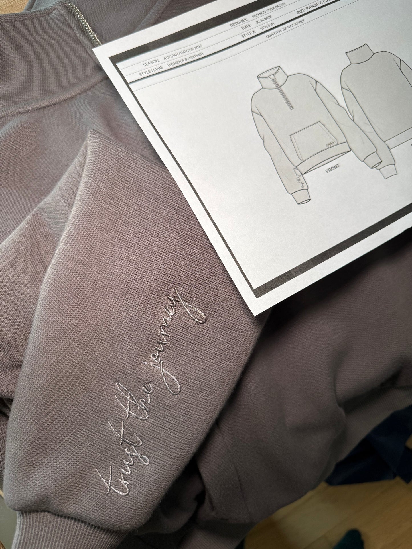 'The Journey' Quarter Zip