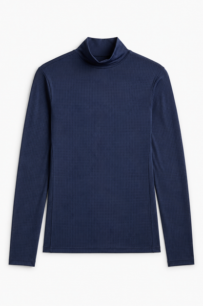 Airflow Mock Neck | Navy