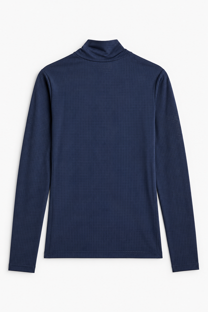 Airflow Mock Neck | Navy