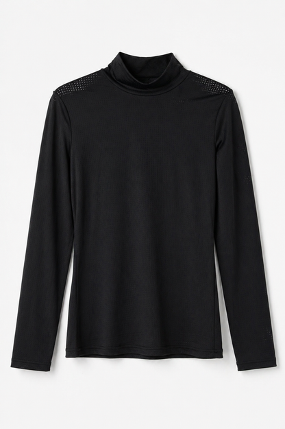 Airflow Mock Neck | Black