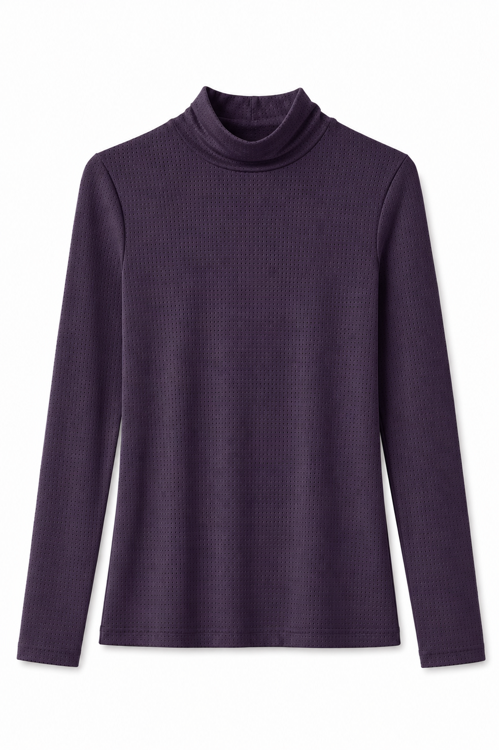 Airflow Mock Neck | Plum
