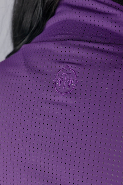 Airflow Mock Neck | Plum