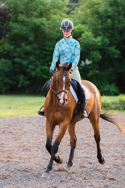 Azure Rose Garden Essential Base Layer - Thiandro Equestrian Products