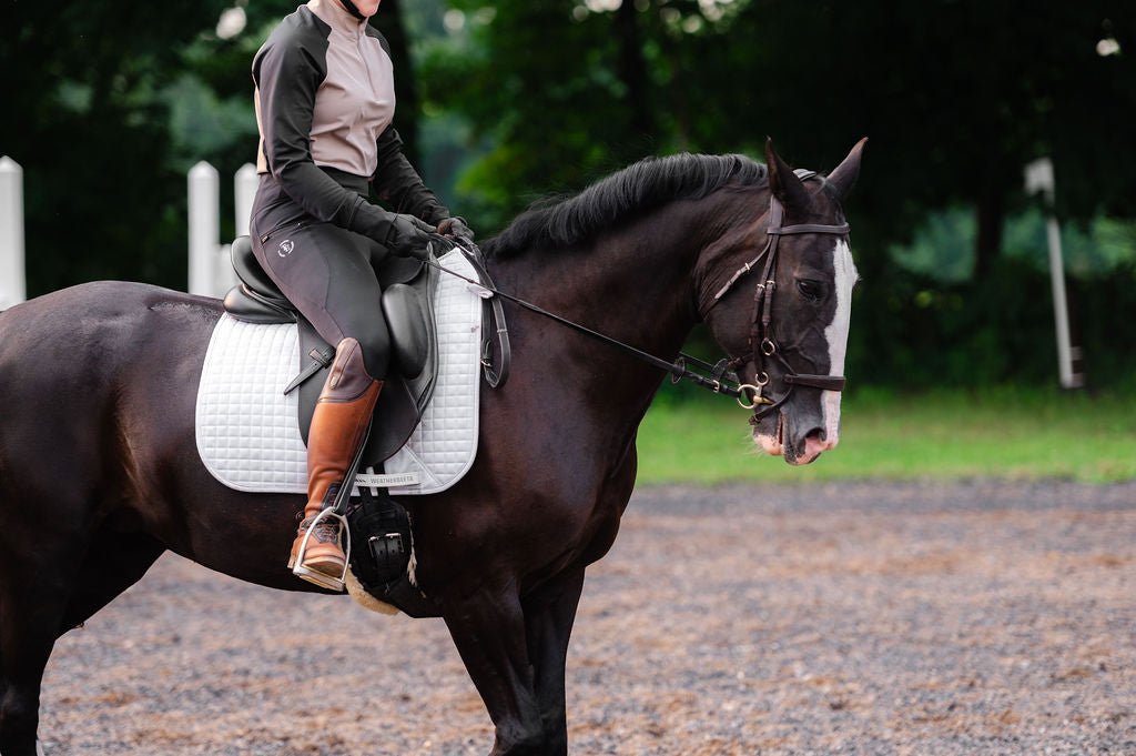 Black Essential Riding Tights - Thiandro Equestrian Products