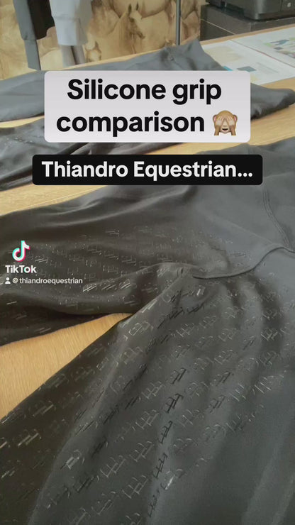 Black Essential Riding Tights