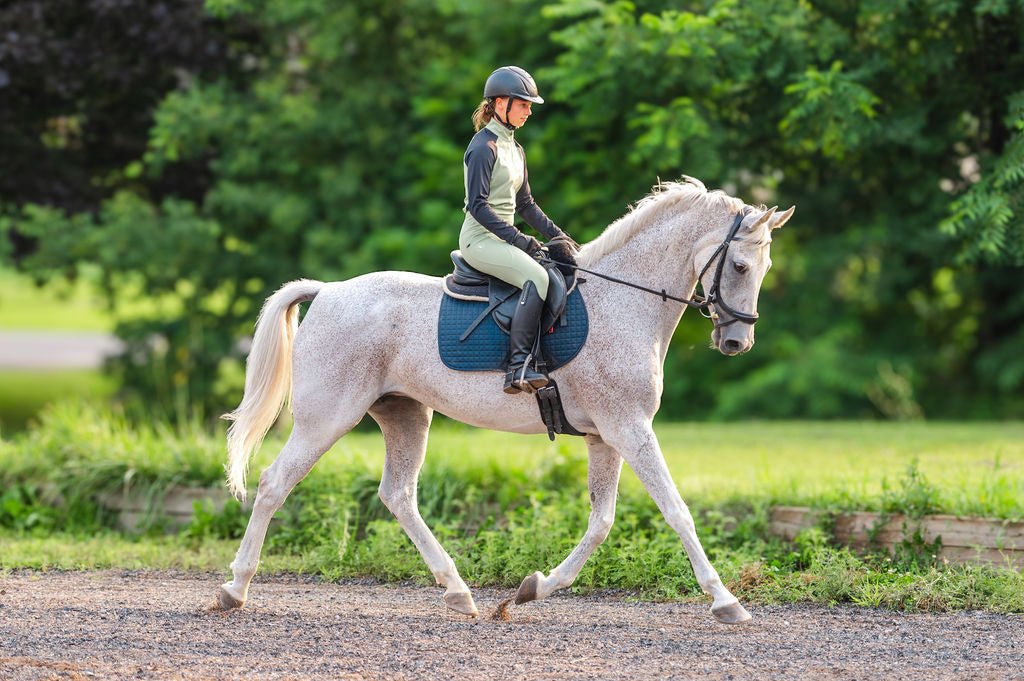 Green Two Tone Equestrian Base Layer M